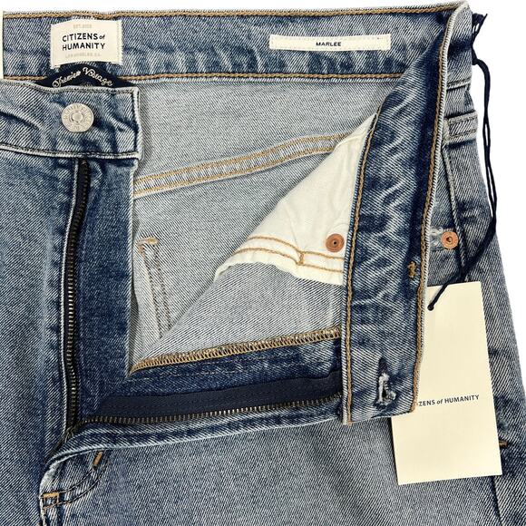 Citizens of Humanity Marlee Relaxed Taper Jeans Sz 30" Freeport Light Wash NEW! - Picture 4 of 14